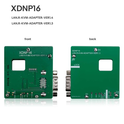Xhorse XDNPP16 Adapters Solder-free for Landrover KVM Set work with MINI Prog and Key Tool Plus
