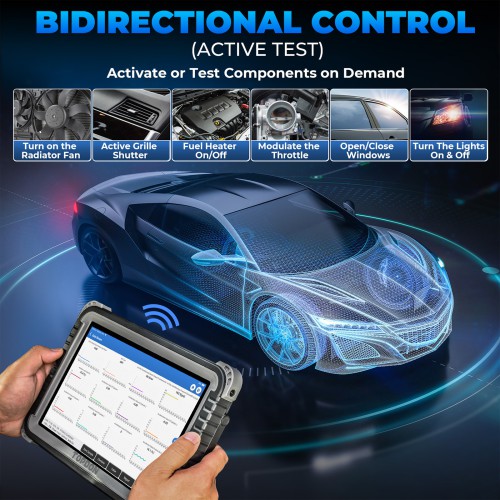TOPDON Phoenix Plus Integrated Diagnostic Tool Bi-Directional Control Topology Mapping 41 Maintenance Services ECU Coding VAG