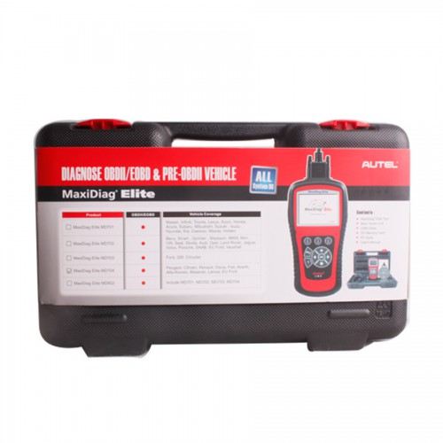 Autel Maxidiag Elite MD704 with DS Model For All System Update Internet