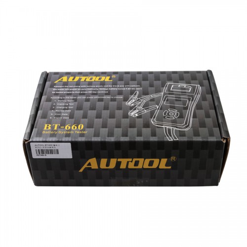 AUTOOL BT-660 Car Battery Tester with Built-in Printer BT660 Battery Analyzer