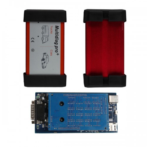 V2014.03 Low Cost New Design Multidiag Pro+ For Cars/Trucks And OBD2 Without Bluetooth