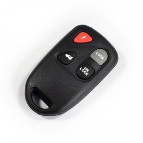 Smart Card Car Key shell Remote Fob 4 Button for Mazda 10pcs/lot