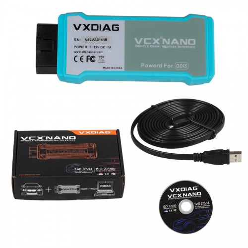[EU/UK Ship] WIFI Version VXDIAG VCX NANO for VW/AUDI Support UDS Protocol with Multi-language