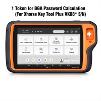 (Add in hours) 1 Token for Xhorse VVDI Key Tool Plus Pad Benz BGA Password Calculation