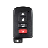 VVDI Toyota XM Smart Key Shell 1742 3+1 Buttons 5Pcs