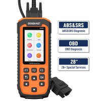 [UK/EU Ship] GODIAG GD203 ABS/SRS OBD2 Scan Tool with 28 Service Reset Functions Free Update Online for Lifetime