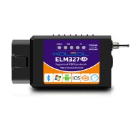 KOLSOL ELM327 Bluetooth OBD2 Scanner V1.5 ELM327 with Switch modified for Ford CH340+25K80 chip HS-CAN / MS-CAN