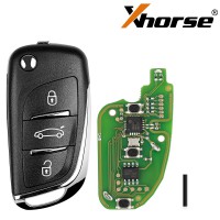 [UK/EU Ship] XHORSE VVDI2 XKDS00EN Volkswagen DS Type Remote Key 3 Buttons 5pcs/lot