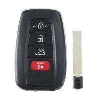 Smart Key Shell 3+ 1 Button for Lonsdor FT08 PH0440B FT11 H0440C Toyota Smart Key PCB 5pcs/lot
