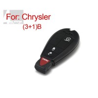 Smart Key Shell 3+1 Button for Chrysler 5pcs/lot