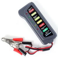 Tirol 12 Volt LED Battery and Alternator Tester with 6 Led lights Display For Cars and Trucks