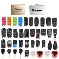 [Ship from UK/EU NO TAX] Xhorse Universal Remote Keys English Version Packages 39 Pieces for VVDI2 or VVDI Key Tool Max