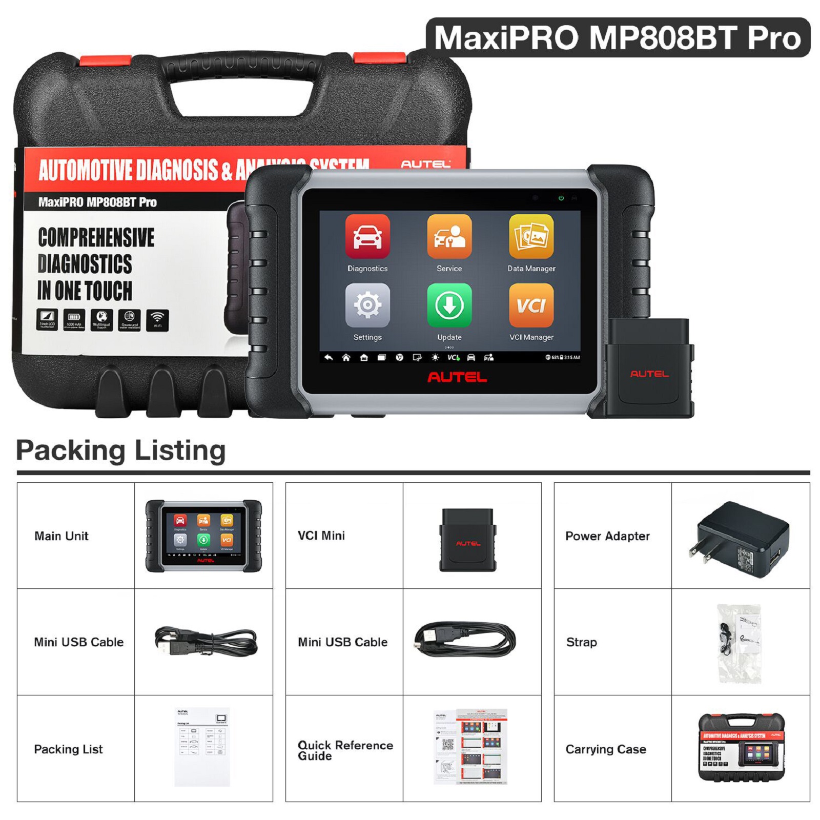  Autel MaxiPRO MP808S PRO Version with Spare 11